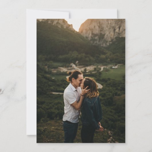 グランドキャニオンカップル日付を保存 セーブザデート (裏面)