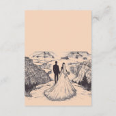 グランドキャニオンカップルQRコードと詳細 エンクロージャーカード (裏面)