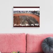 グランドキャニオンガラススカイウォークキャンバス キャンバスプリント (インサイチュ (リビング))