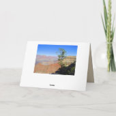 グランドキャニオングリーティングカード カード (裏面)