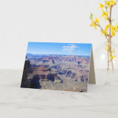 グランドキャニオングリーティングカード カード (黄色い花)