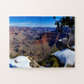 グランドキャニオンサウスリムウィズスノーパズル ジグソーパズル (横)