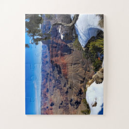 グランドキャニオンサウスリムウィズスノーパズル ジグソーパズル