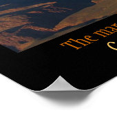 グランドキャニオンサンセット ポスター (角)