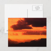 グランドキャニオンサンセット ポストカード (正面/裏面)