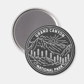 グランドキャニオンナショナルパークアリゾナモノリン マグネット (正面/裏面)