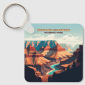 グランドキャニオンナショナルパークアリゾナレトロ キーホルダー (正面)