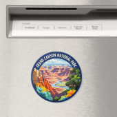 グランドキャニオンナショナルパークアリゾナヴィンテージアート マグネット (インサイチュ (食洗機))