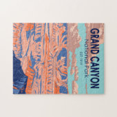 グランドキャニオンナショナルパークアリゾナヴィンテージ ジグソーパズル (横)