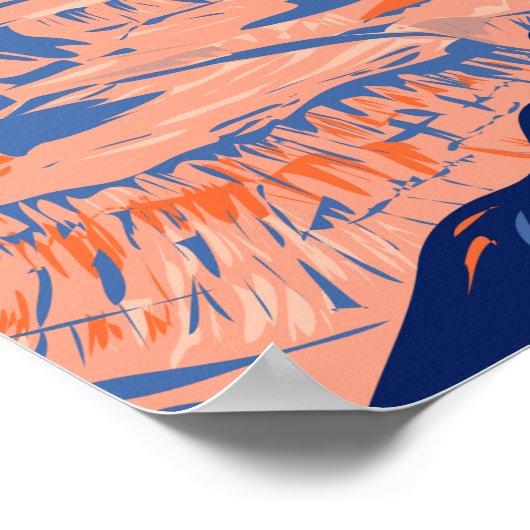 グランドキャニオンナショナルパークアリゾナヴィンテージ ポスター (角)