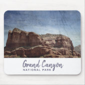 グランドキャニオンナショナルパークアリゾナヴィンテージ マウスパッド (正面)