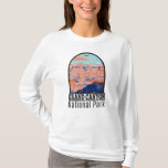 グランドキャニオンナショナルパークアリゾナヴィンテージ Tシャツ<br><div class="desc">グランドキャニオンのベクトルアートワークデザイン。この公園には広大なグランドキャニオンの多くの家があり、赤い岩の層になったバンドが地質史の数百万年を明らかにした。</div>
