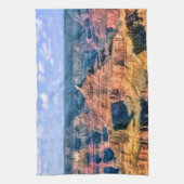 グランドキャニオンナショナルパークアリゾナ キッチンタオル (縦)