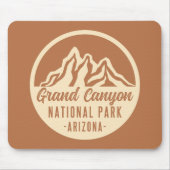 グランドキャニオンナショナルパークアリゾナ マウスパッド (正面)