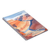 グランドキャニオンナショナルパークウォーターカラートラベル ノートブック (右側)