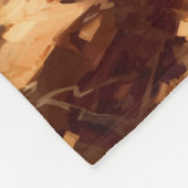 グランドキャニオンナショナルパークオイルペインティングアートトラベル フリースブランケット (角)