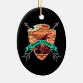 グランドキャニオンナショナルパークコレクターホリデー セラミックオーナメント (裏面)