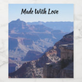 グランドキャニオンナショナルパークサウスリム ワインラベル (シングルラベル)