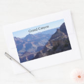 グランドキャニオンナショナルパークサウスリム 長方形シール (封筒)