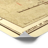 グランドキャニオンナショナルパークパノラママップ ポスター (角)