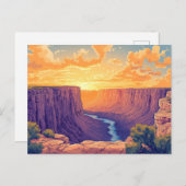 グランドキャニオンナショナルパークホリデーハガキ シーズンポストカード (正面/裏面)