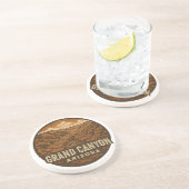 グランドキャニオンナショナルパークラウンドサンドストーンコースター コースター (側面)