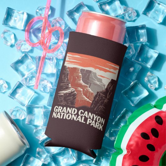 グランドキャニオンナショナルパークランドスケープ スリム缶クーラー (インサイチュ 夏)