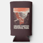 グランドキャニオンナショナルパークランドスケープ スリム缶クーラー (正面)