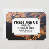 グランドキャニオンナショナルパークリタイアメントパーティー 招待状 (正面)