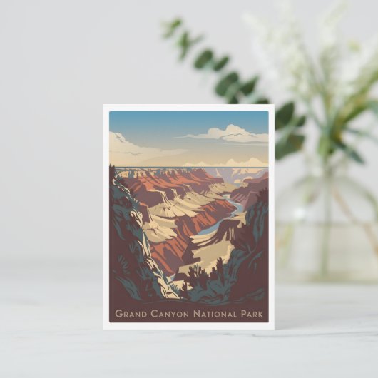 グランドキャニオンナショナルパークヴィンテージ ポストカード (スタンド正面)
