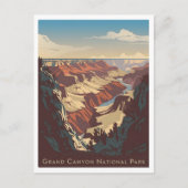 グランドキャニオンナショナルパークヴィンテージ ポストカード (正面)