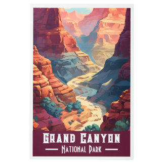 グランドキャニオンナチュショナルパークV-01 メタルプリント