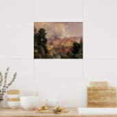 グランドキャニオンバイトマス・モランヴィンテージ風景 ポスター (キッチン)