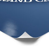 グランドキャニオンリムからリム(rd) ポスター (コーナー)