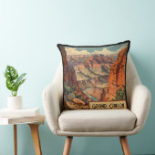グランドキャニオンレトロトラベルデザイン クッション (椅子)
