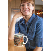 グランドキャニオンレトロトラベルデザイン コーヒーマグカップ