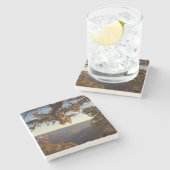 グランドキャニオン上の日没 ストーンコースター (横)