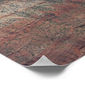 グランドキャニオン上空の雲 ポスター (角)