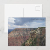 グランドキャニオン上空の雲 ポストカード (正面/裏面)