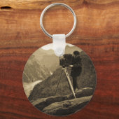 グランドキャニオン写真家大型映画カメラ キーホルダー (正面)