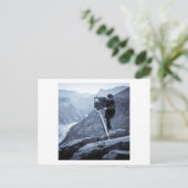 グランドキャニオン写真家大型映画カメラ ポストカード (スタンド正面)