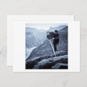 グランドキャニオン写真家大型映画カメラ ポストカード (正面/裏面)