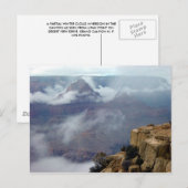 グランドキャニオン冬の雲 ポストカード (正面/裏面)