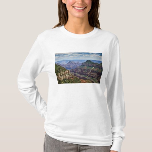 グランドキャニオン北側 - グランドキャニオン国立公園 Tシャツ (正面)