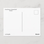 グランドキャニオン国立公園はがき ポストカード (裏面)