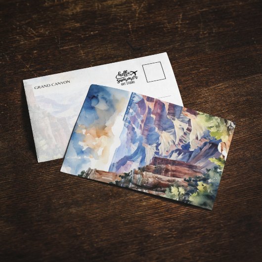 グランドキャニオン国立公園アリゾナのはがき 招待状