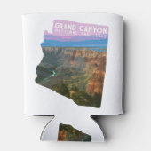グランドキャニオン国立公園アリゾナの地図グランドキャニョ 缶クーラー (裏面)