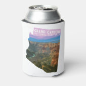グランドキャニオン国立公園アリゾナの地図グランドキャニョ 缶クーラー (缶裏面)