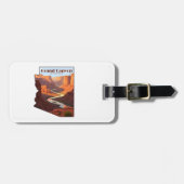 グランドキャニオン国立公園アリゾナの地図 ラゲッジタグ (正面横)