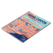  グランドキャニオン国立公園アリゾナヴィンテージ ノートブック (左側)